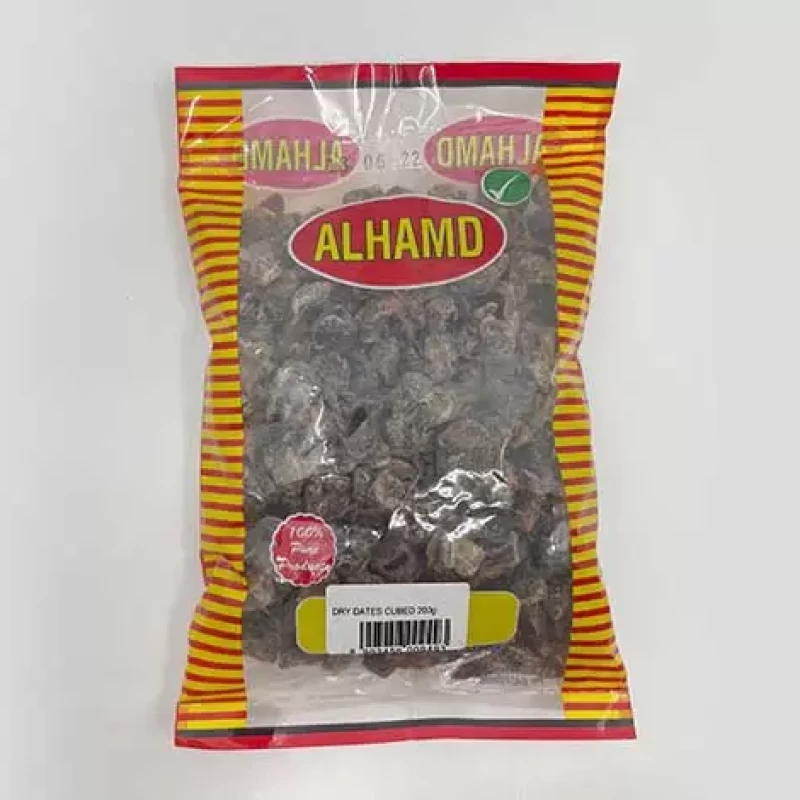 ALHAMD DRY DATES CUBED 200gm