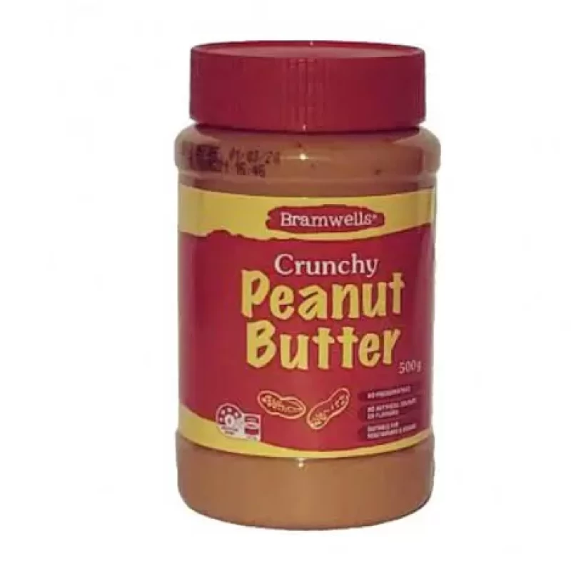 BRAMWELLS PEANUT BUTTER CRUNCHY 500GM