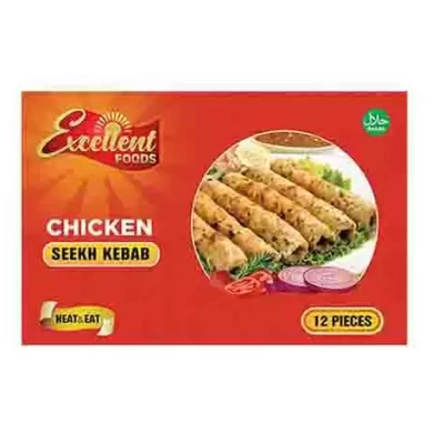 Excellent Chicken Seekh Kebab 12pcs