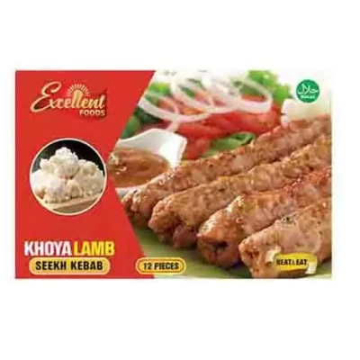 Koyla Lamb Seekh Kebab 12/pc