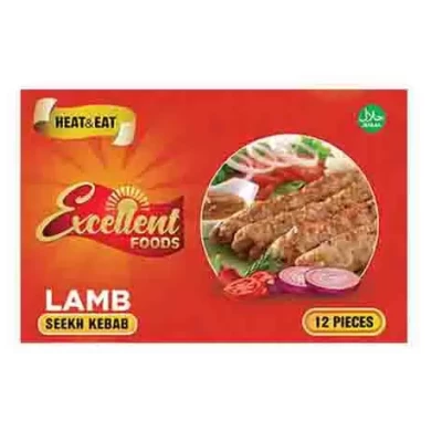 Lamb Seekh Kebab 12/pc