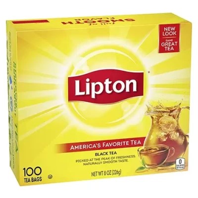 LIPTON BLACK TEA 100 TEA BAGS