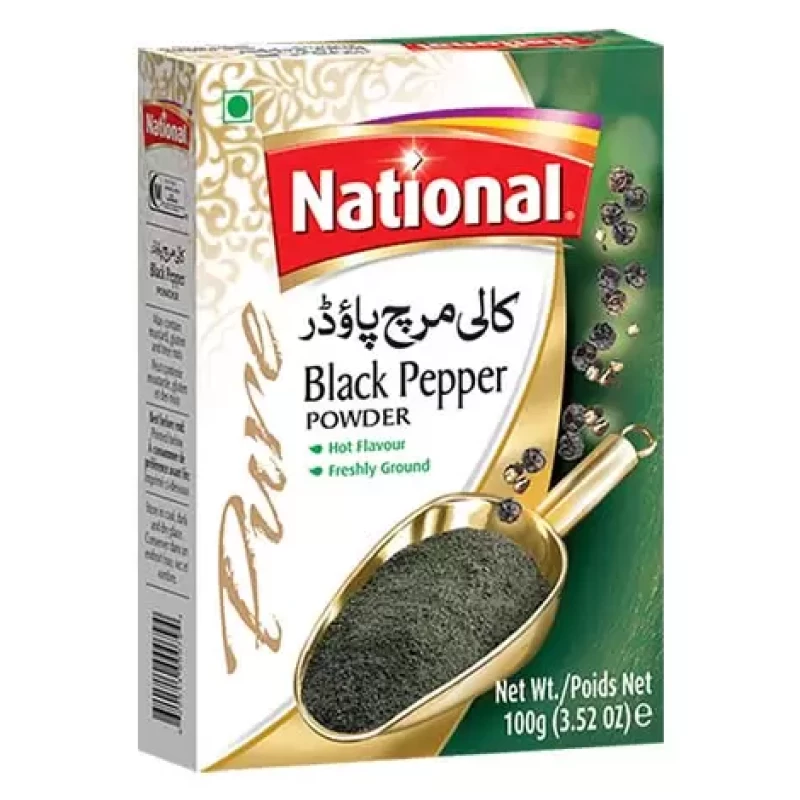 NATIONAL BLACK PEPPER POWDER 100gm